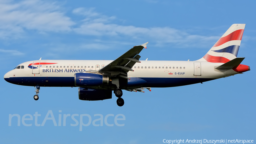 British Airways Airbus A320-232 (G-EUUP) | Photo 544713