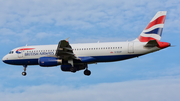 British Airways Airbus A320-232 (G-EUUP) at  Berlin Brandenburg, Germany