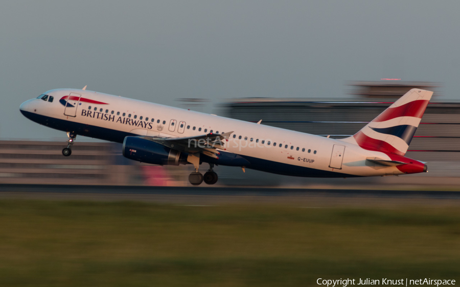 British Airways Airbus A320-232 (G-EUUP) | Photo 171692