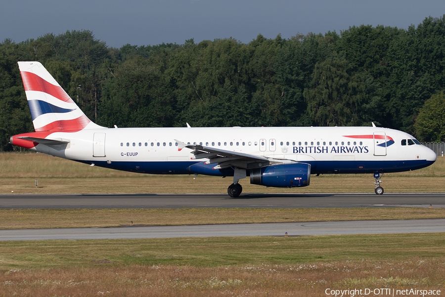 British Airways Airbus A320-232 (G-EUUP) | Photo 513591