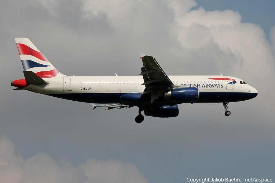 British Airways Airbus A320-232 (G-EUUP) | Photo 143374
