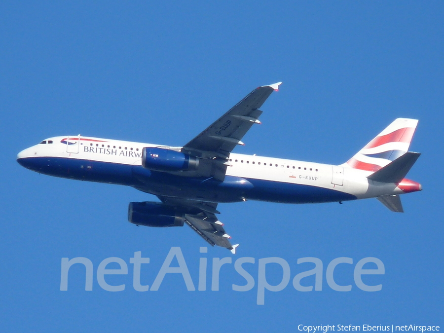 British Airways Airbus A320-232 (G-EUUP) | Photo 381042
