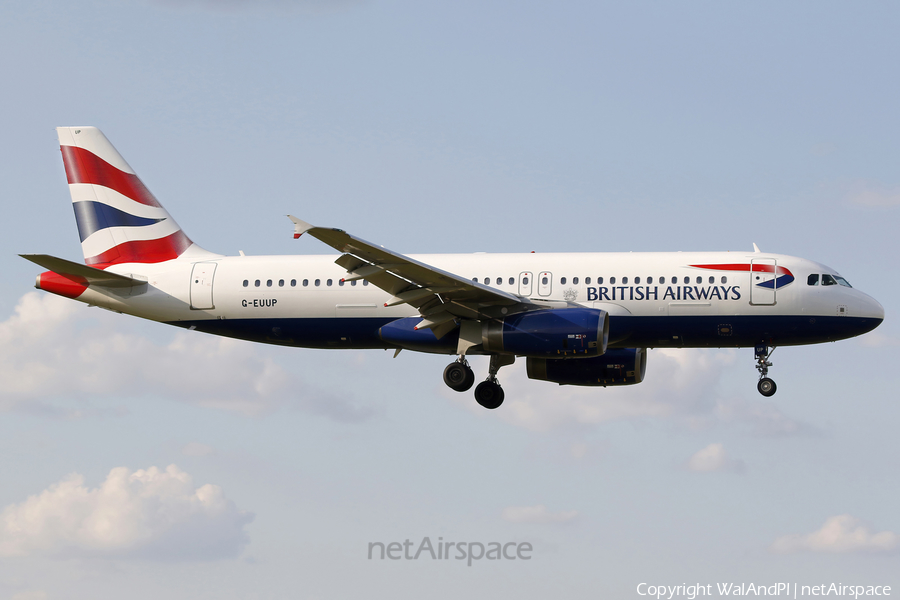 British Airways Airbus A320-232 (G-EUUP) | Photo 625335