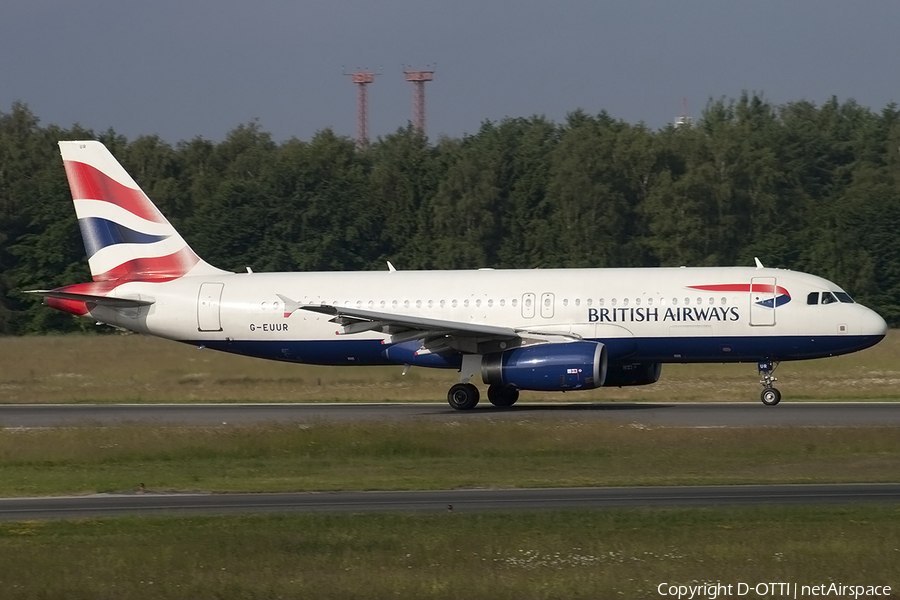 British Airways Airbus A320-232 (G-EUUR) | Photo 158185
