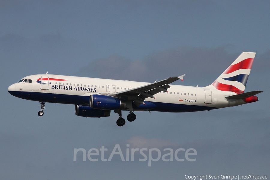 British Airways Airbus A320-232 (G-EUUR) | Photo 28014
