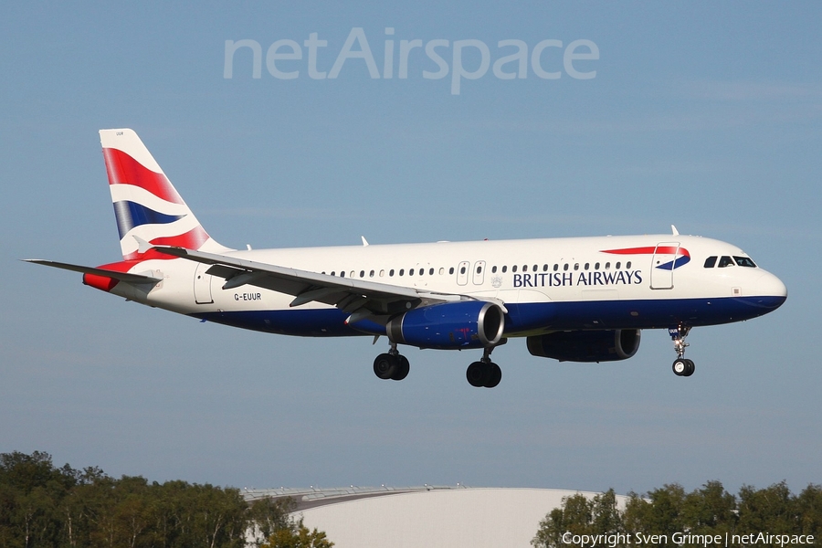 British Airways Airbus A320-232 (G-EUUR) | Photo 32566