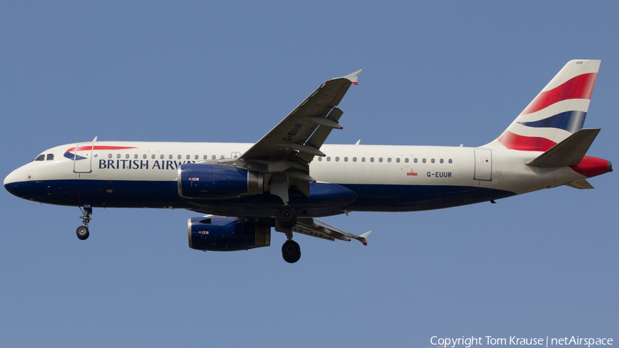British Airways Airbus A320-232 (G-EUUR) | Photo 320023