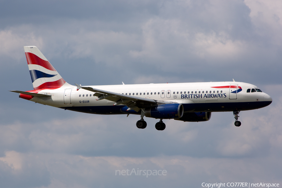 British Airways Airbus A320-232 (G-EUUR) | Photo 58520