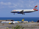 British Airways Airbus A320-232 (G-EUUR) at  Gran Canaria, Spain