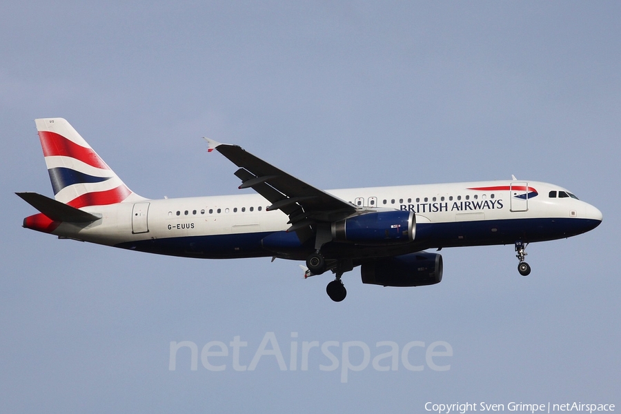 British Airways Airbus A320-232 (G-EUUS) | Photo 42072