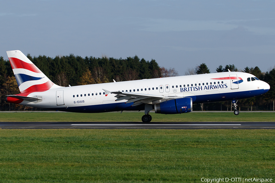 British Airways Airbus A320-232 (G-EUUS) | Photo 479722