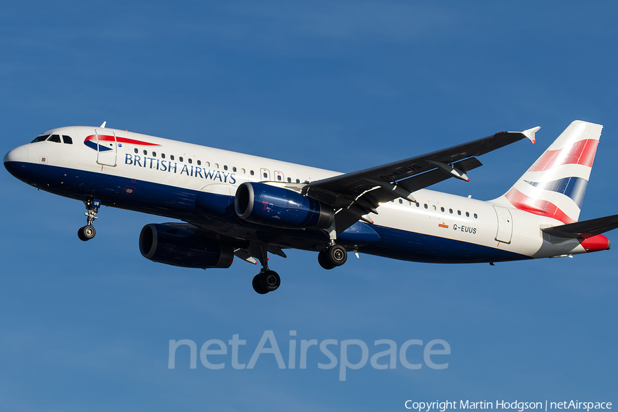British Airways Airbus A320-232 (G-EUUS) | Photo 129947
