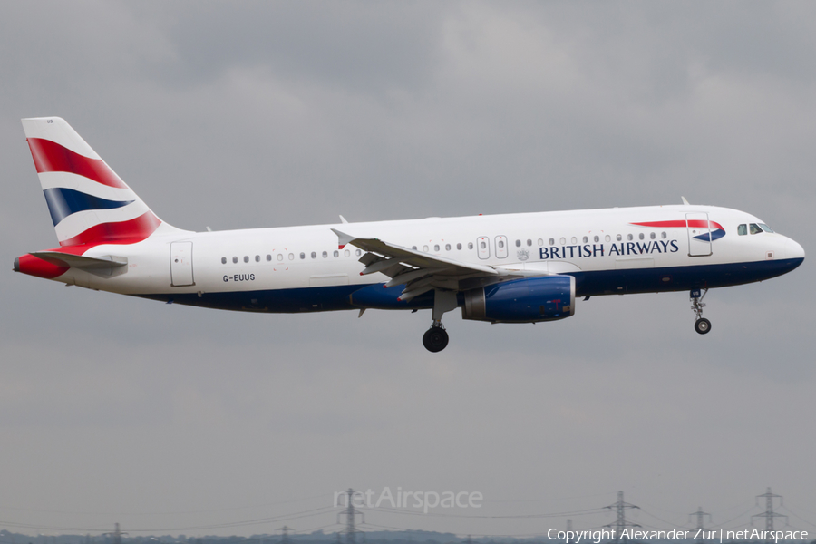 British Airways Airbus A320-232 (G-EUUS) | Photo 175993