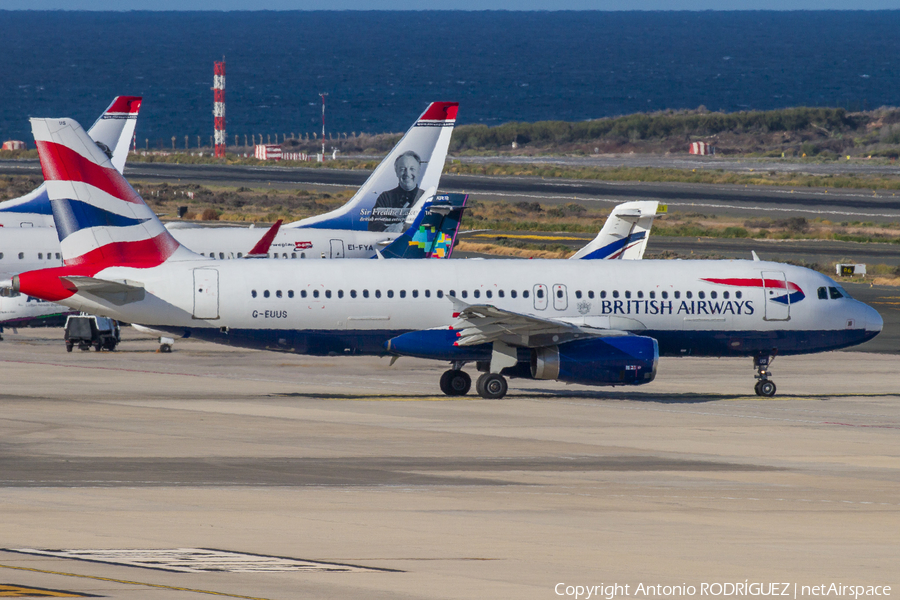 British Airways Airbus A320-232 (G-EUUS) | Photo 317434