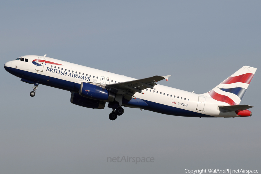 British Airways Airbus A320-232 (G-EUUS) | Photo 533928