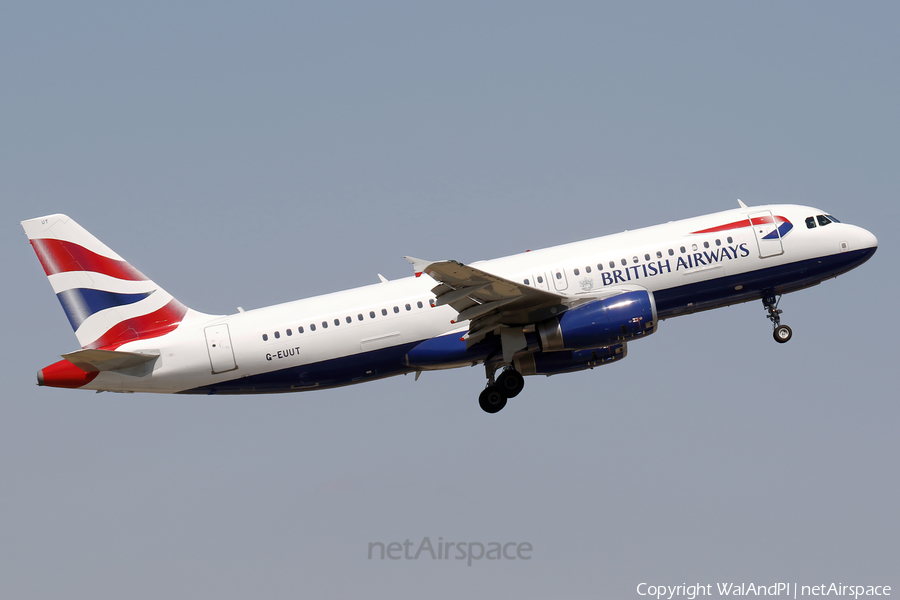 British Airways Airbus A320-232 (G-EUUT) | Photo 521735