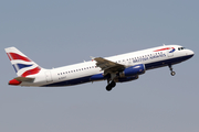 British Airways Airbus A320-232 (G-EUUT) at  Berlin Brandenburg, Germany