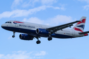 British Airways Airbus A320-232 (G-EUUT) at  London - Heathrow, United Kingdom