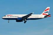 British Airways Airbus A320-232 (G-EUUT) at  London - Heathrow, United Kingdom