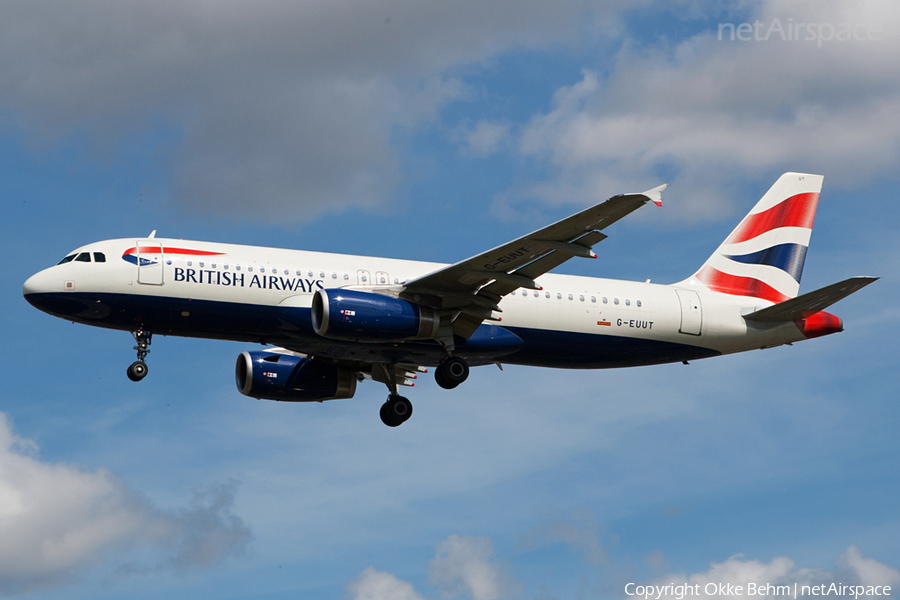 British Airways Airbus A320-232 (G-EUUT) | Photo 41779