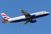 British Airways Airbus A320-232 (G-EUUT) at  London - Heathrow, United Kingdom