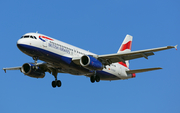 British Airways Airbus A320-232 (G-EUUU) at  Barcelona - El Prat, Spain