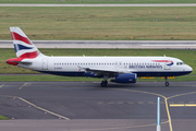 British Airways Airbus A320-232 (G-EUUU) at  Dusseldorf - International, Germany