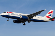 British Airways Airbus A320-232 (G-EUUU) at  London - Heathrow, United Kingdom