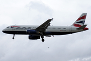 British Airways Airbus A320-232 (G-EUUU) at  London - Heathrow, United Kingdom