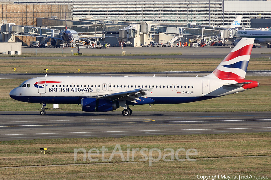 British Airways Airbus A320-232 (G-EUUU) | Photo 338320