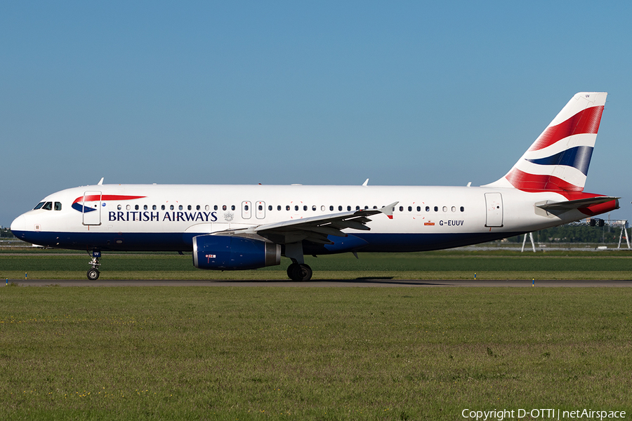 British Airways Airbus A320-232 (G-EUUV) | Photo 165970