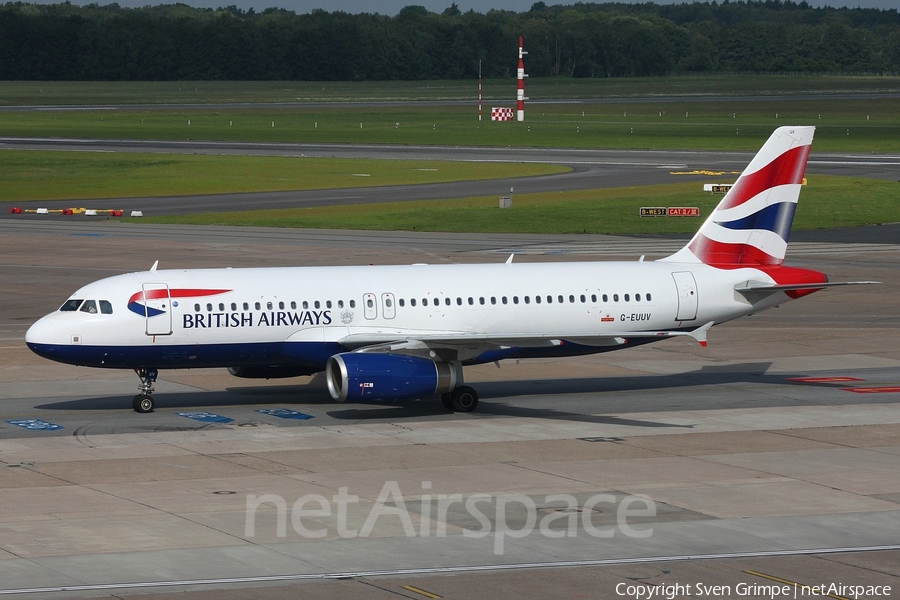 British Airways Airbus A320-232 (G-EUUV) | Photo 110588