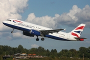 British Airways Airbus A320-232 (G-EUUV) at  Hamburg - Fuhlsbuettel (Helmut Schmidt), Germany