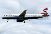 British Airways Airbus A320-232 (G-EUUV) at  London - Heathrow, United Kingdom