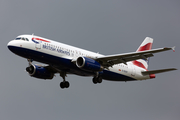 British Airways Airbus A320-232 (G-EUUV) at  London - Heathrow, United Kingdom