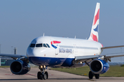 British Airways Airbus A320-232 (G-EUUV) at  Manchester - International (Ringway), United Kingdom