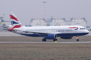 British Airways Airbus A320-232 (G-EUUV) at  Stuttgart, Germany