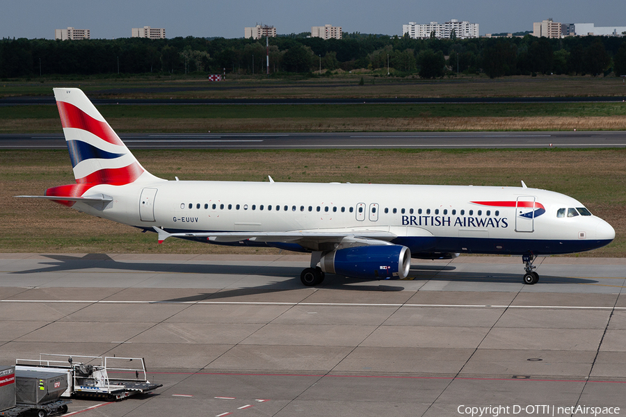 British Airways Airbus A320-232 (G-EUUV) | Photo 268030