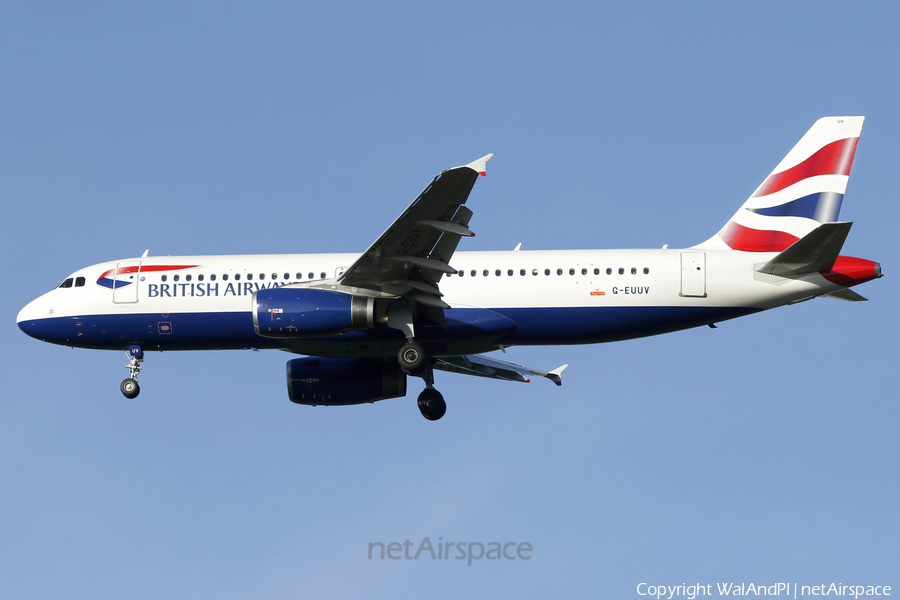 British Airways Airbus A320-232 (G-EUUV) | Photo 624470