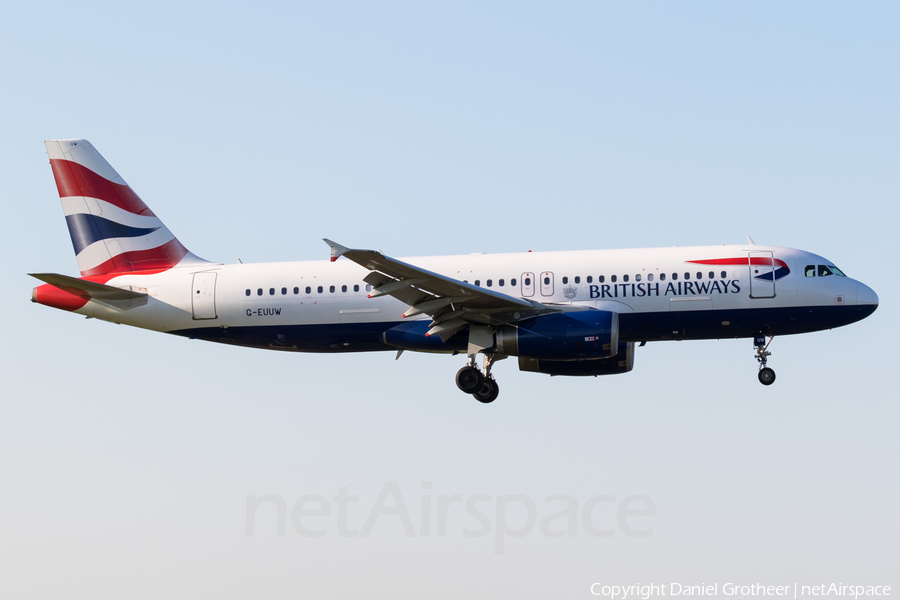 British Airways Airbus A320-232 (G-EUUW) | Photo 165180