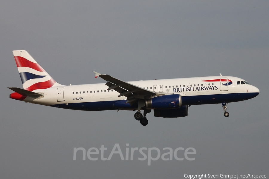 British Airways Airbus A320-232 (G-EUUW) | Photo 89399