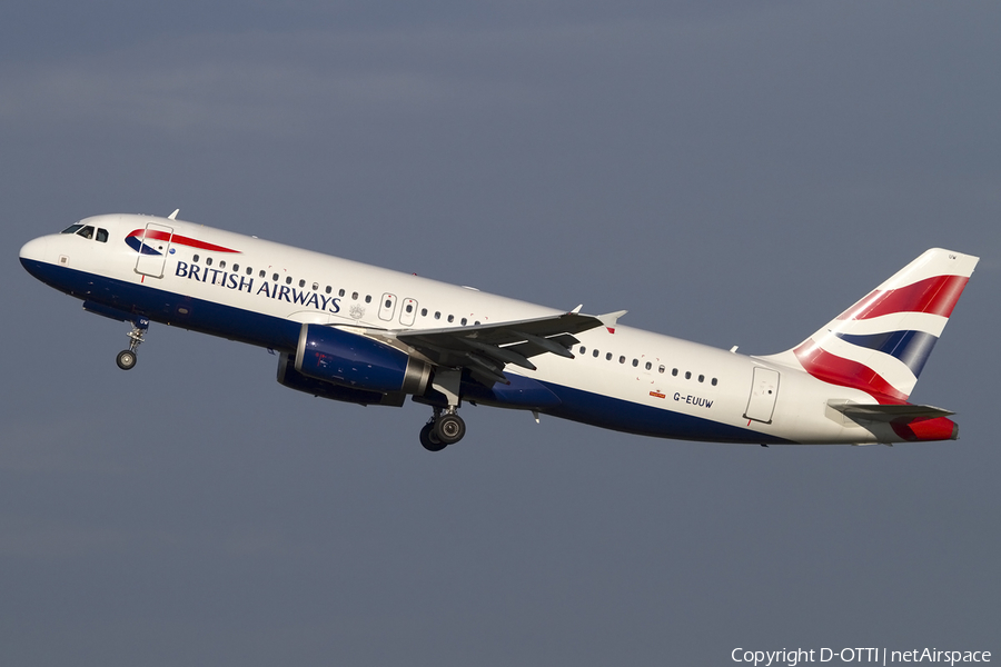 British Airways Airbus A320-232 (G-EUUW) | Photo 455708