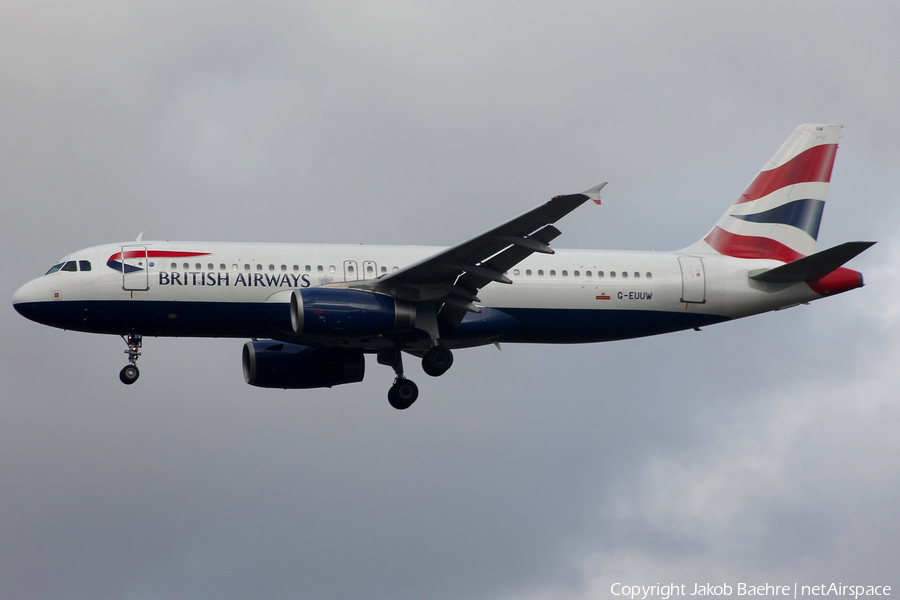 British Airways Airbus A320-232 (G-EUUW) | Photo 148464