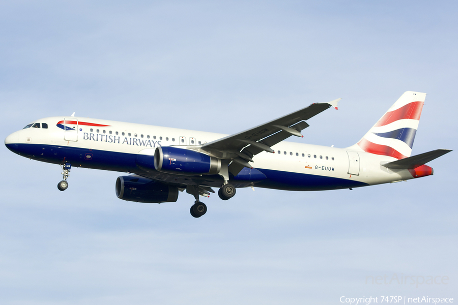 British Airways Airbus A320-232 (G-EUUW) | Photo 44335