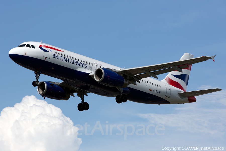 British Airways Airbus A320-232 (G-EUUW) | Photo 54970