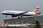 British Airways Airbus A320-232 (G-EUUW) at  London - Heathrow, United Kingdom