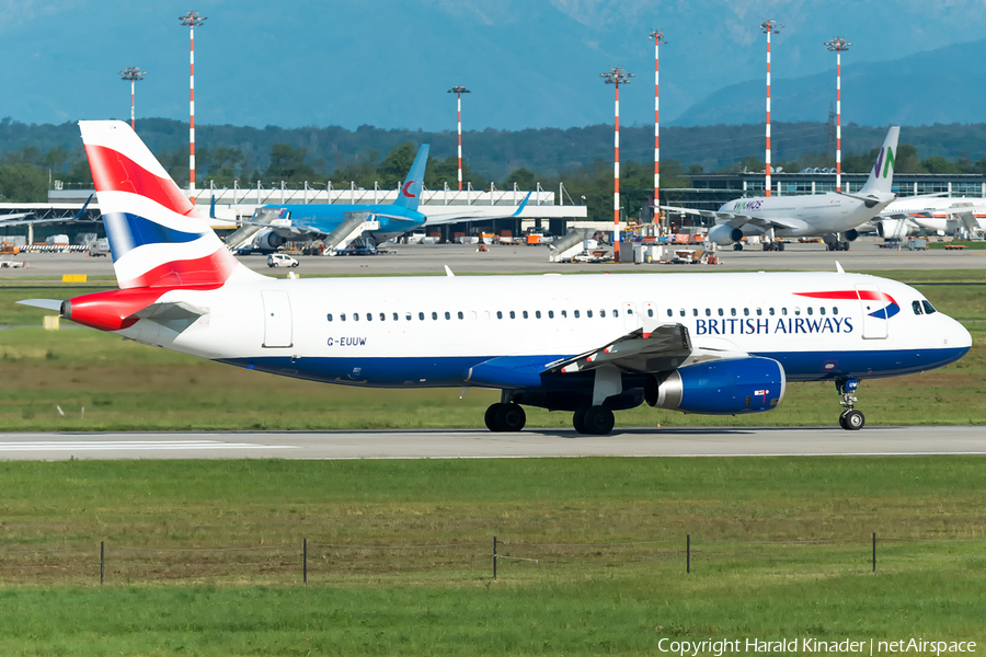 British Airways Airbus A320-232 (G-EUUW) | Photo 301217