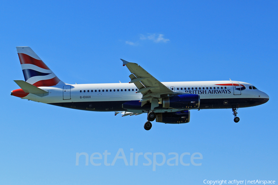 British Airways Airbus A320-232 (G-EUUX) | Photo 534493