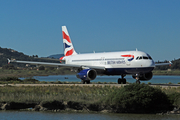 British Airways Airbus A320-232 (G-EUUX) at  Corfu - International, Greece