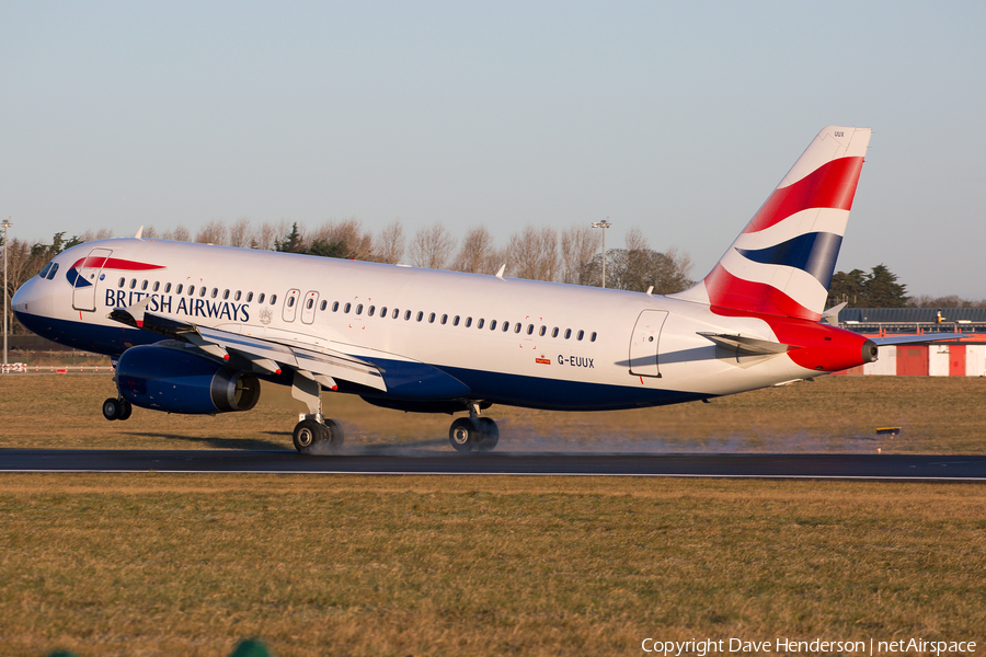 British Airways Airbus A320-232 (G-EUUX) | Photo 66857